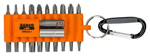 Zestaw końcówek 1/4" z adapterami, 22szt. BAHCO [59S/22-1]