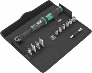 Zestaw narzędzi z kluczem dynamometrycznym 2,5-25Nm, bitami i nasadkami 1/4", Click-Torque A 6 Set 1, 2go Wera [05130110001]