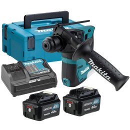 Akumulatorowa młotowiertarka, 12V Li-Ion, 2 x 4,0Ah SDS+, w walizce, Makita [HR140DSMJ]