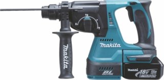Akumulatorowa młotowiertarka SDS+ 18V Li-Ion 2x5,0Ah w walizce, Makita [DHR242RTJ]