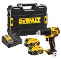 Akumulatorowa wiertarko-wkrętarka DeWalt [DCD708P2T-QW] 18V XR, Li-Ion, 2x5,0Ah