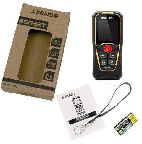 Dalmierz laserowy, zasięg 60m Smart [SM-06-01060]