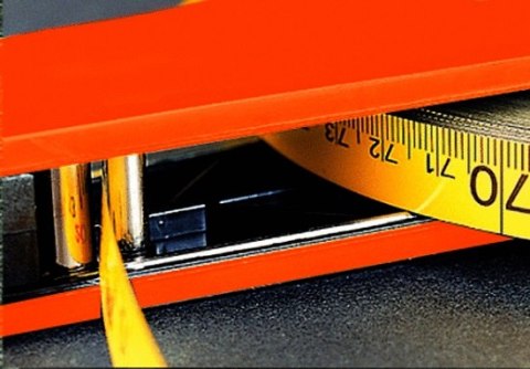 Miara zwijana 100m Bahco [LTS-100-E] z włókna szklanego, metryczna i calowa