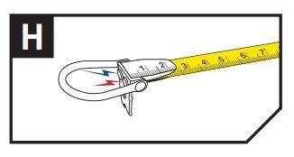 Miara zwijana 20m Komelon [LFR20/H], FastBack Ergo
