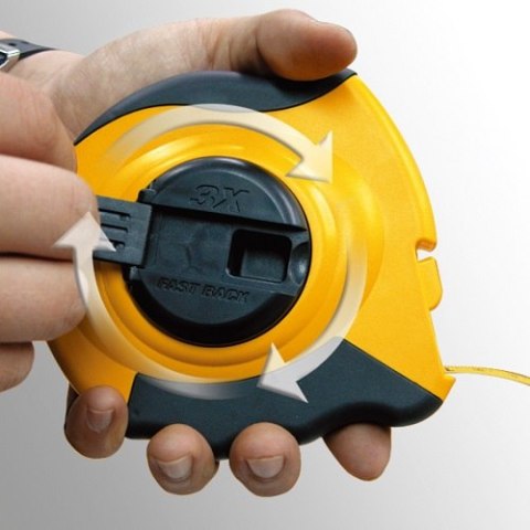 Miara zwijana 20m Komelon [LFR20/H], FastBack Ergo