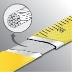 Miara zwijana 50m Komelon [FU50/G], UniGrip Flx