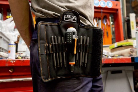 Wkrętak ERGO™ z wymiennymi grotami, Bahco [BE-8572] 9 sztuk