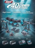 Akumulatorowy klucz udarowy 1/2", Makita [TW004GZ], 630Nm, 40V max Li-Ion, XGT