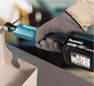 Klucz zapadkowy, grzechotka akumulatorowa 1/4", 3/8" 18V, Makita [DWR180RA] 2,0Ah, Li-Ion