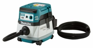 Przemysłowy odkurzacz akumulatorowy 2x18V Li-Ion, auto-start AWS Bluetooth, Makita [DVC867LZX4]