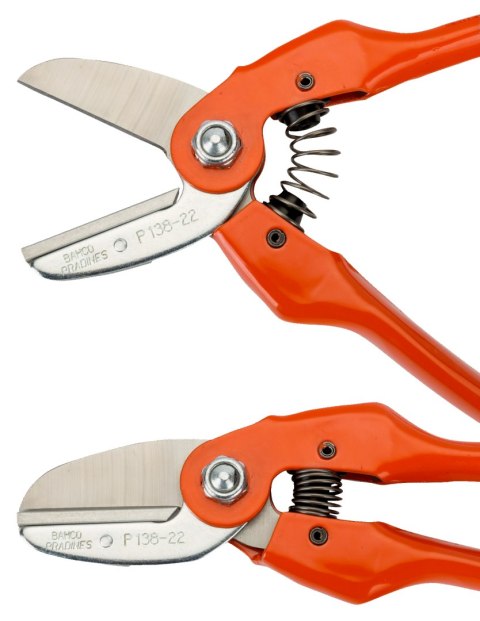 Sekator kowadełkowy ogrodowy Bahco [P138-22-F]