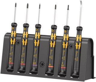 Zestaw 6szt. wkrętaków precyzyjnych do naprawy smartfonów Set 1 Kraftform Micro ESD, Wera [05030182001]