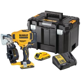 Akumulatorowa gwoździarka do pokryć dachowych 18V DeWalt [DCN45RND2-QW] 2x2,0Ah, Li-Ion