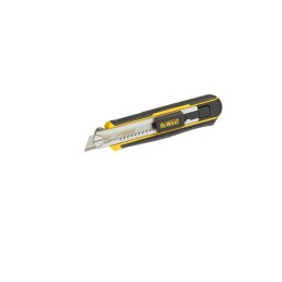 Nóż z chowanym ostrzem łamanym 18 mm DeWalt [DWHT0-10249] + 3 ostrza zapasowe