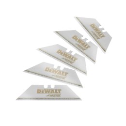 Ostrza trapezowe CARBIDE wymienne do nożyków, 5szt., DeWalt [DWHT0-11131]