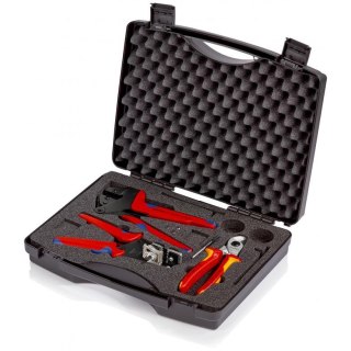 Profesjonalny zestaw 3 szt. szczypiec do instalacji fotowoltaicznych w walizce KNIPEX [97 91 01]