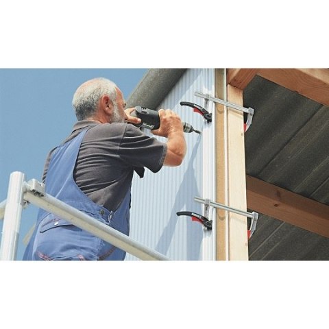 Ścisk ślusarski dźwigniowy szybkomocujący stalowy 160x80mm KliKlamp Bessey [KLI16]