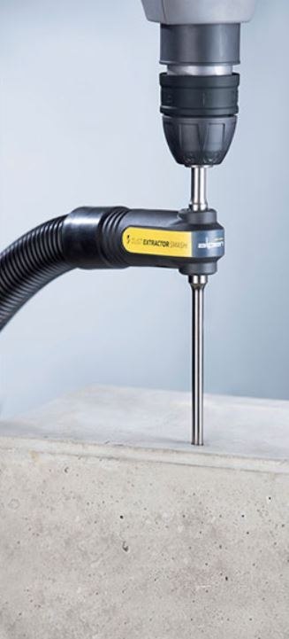 Wiertło widiowe SDS+ z odsysaniem, do wiercenia w betonie, kamieniu 16x370/250, Alpen [0058001600100] 2 krawędzie tnące,