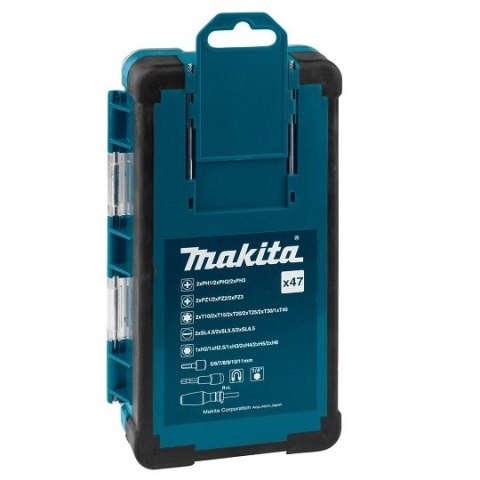 Zestaw 47 szt. końcówek, nasadek i wkrętak z grzechotką Makita [B-36170]
