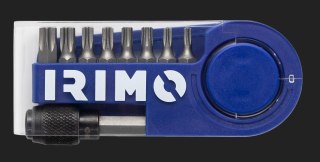 Zestaw końcówek 1/4" z adapterem, 9szt. Irimo [475-9-1], T10-T40