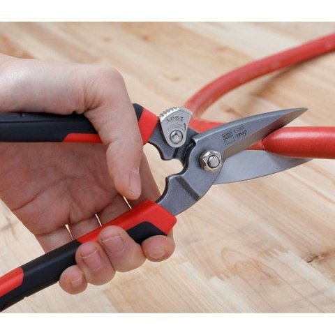 Zestaw: nożyce proste wielofunkcyjne D52-2 + nóż DBKPH-EU Erdi Bessey [D52-2-SET]