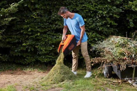 Akumulatorowa kosiarka 33cm, 2x18V, 2x4,0Ah Black+Decker [BCMW33184L2-QW]