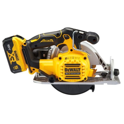 Akumulatorowa pilarka tarczowa 165mm, 2x5,0Ah, 18V XR, DeWalt [DCS565P2-QW]