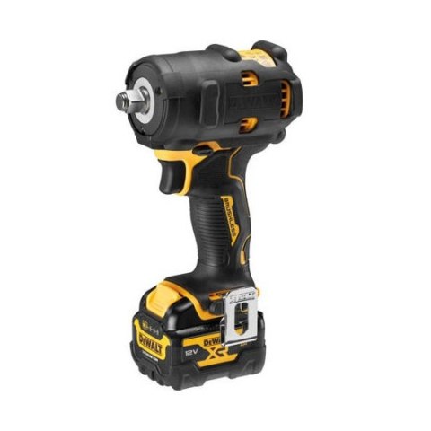 Akumulatorowy klucz udarowy 1/2", 340Nm DeWalt [DCF901P1G-QW] 12V Li-lon, osłona gumowa