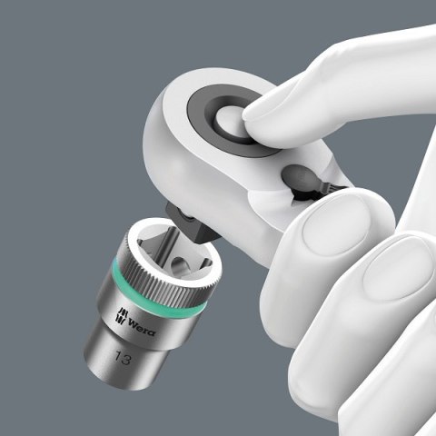 Grzechotka ręczna 1/2", 72 zęby, 281mm, Zyklop Hybrid 8006 C Wera [05003780001]