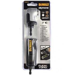 Udarowa głowica kątowa 90° z 2-częściową rozkładaną rękojeścią / adapter do końcówek 1/4" 2w1 do zakrętarki udarowej, wiertarki,