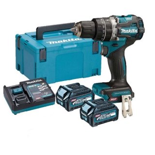 Wiertarko-wkrętarka udarowa, 40V, XGT, 2x4.0Ah, Li-Ion, Makita [HP002GA201]