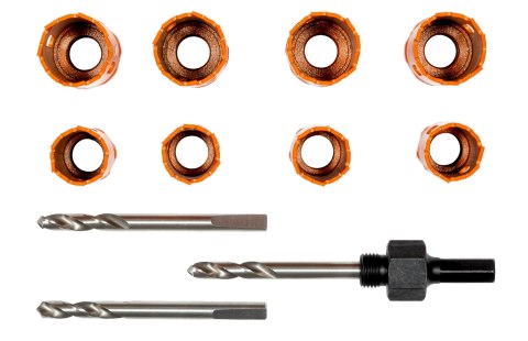 Zestaw 11szt. bimetalicznych pił otworowych do drewna i metalu Bahco [3834-CP-20/25]