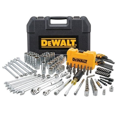 Zestaw 142 szt. narzędzi z nasadkami 1/4" i 3/8" DeWALT [DWMT73802-1]