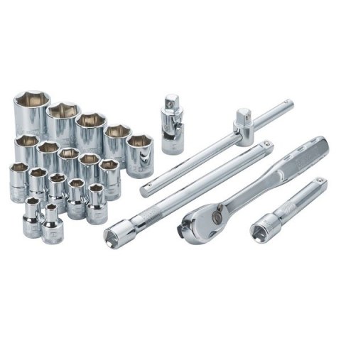 Zestaw 22 szt. nasadek 1/2" z grzechotką DeWALT [DWMT19241-1]