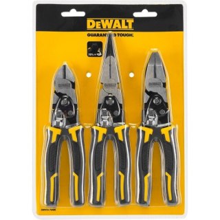 Zestaw 3 szt. szczypiec DeWalt [DWHT0-70485]