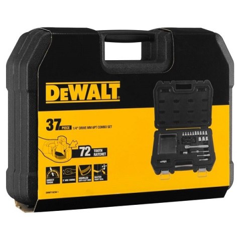 Zestaw 37 szt. bitów i nasadek z grzechotką 1/4" DeWALT [DWMT19238-1]