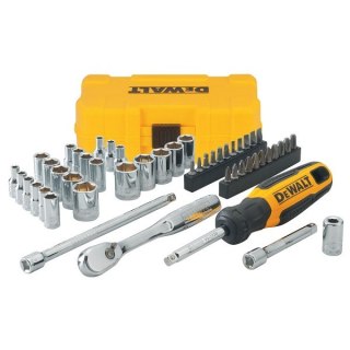 Zestaw 50 szt. nasadek i bitów z grzechotką NANO 1/4" DeWALT [DWMT81610-0]