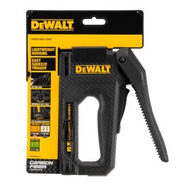 Zszywacz ręczny tapicerski 2w1 DeWalt [DWHT80276-0] z włókna węglowego