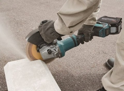 Akumulatorowa szlifierka kątowa 230mm, 40V max Makita [GA038GT201] 2x5,0Ah, Li-Ion, XGT, AWS Bluetooth