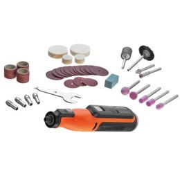 Akumulatorowe narzędzie wielofunkcyjne 7,2V + 37 akcesoriów, Black+Decker [BCRT8I-XJ] 1,5Ah, Li-Ion