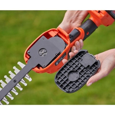 Akumulatorowe nożyce do cięcia trawy i żywopłotów 18V Black+Decker [BCSS18B-XJ] Li-Ion