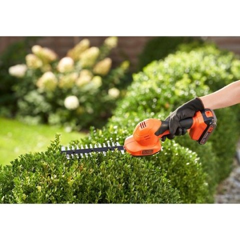 Akumulatorowe nożyce do cięcia trawy i żywopłotów 18V Black+Decker [BCSS18D1-QW] 2,0Ah, Li-Ion