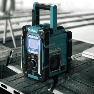 Akumulatorowy odbiornik radiowy z ładowarką CXT/LXT Makita [DMR300]