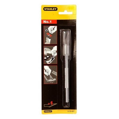 Nóż modelarski metalowy, 120mm, Stanley [0-10-401]