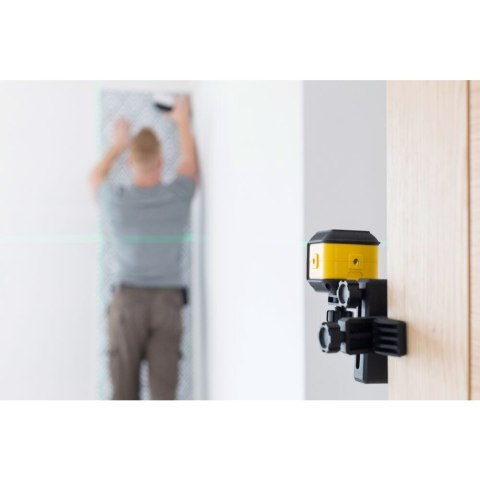 Samopoziomujący laser krzyżowy z wiązką zieloną, CUBIX, Stanley [STHT77499-1] zasięg do 16m,