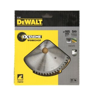 Tarcza pilarska Extreme do materiałów TRESPA, 165/20 mm, 54 zęby, DeWalt [DT1087-QZ]
