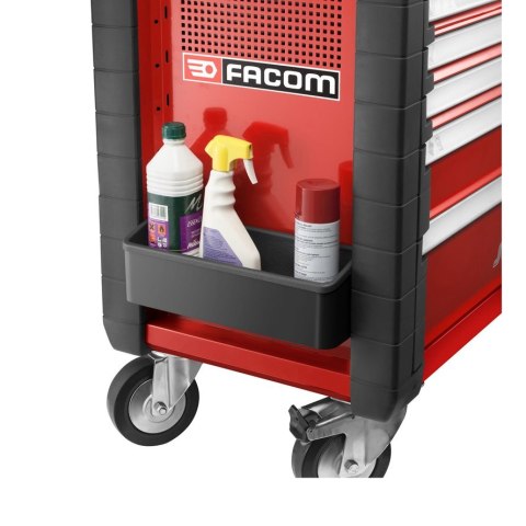 Wózek warsztatowy 8-szufladowy czerwony z 15 wkładami 146 narzędzi Facom [SPOTLIGHT15PKW]