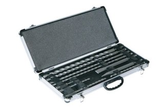 Zestaw wierteł z dłutem i szpicem SDS+ w walizce, Makita [D-42385] 10 szt.