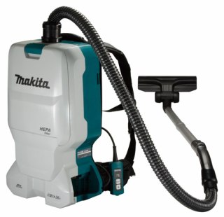 Akumulatorowy, 3 biegowy odkurzacz plecakowy 2x18V Makita [DVC660Z] Li-Ion
