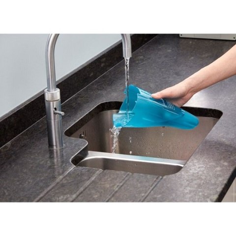 Akumulatorowy, bezworkowy odkurzacz ze stacją ładującą Wet & Dry Dustbuster, Black+Decker [WDC215WA-QW] 7,2V Li-Ion